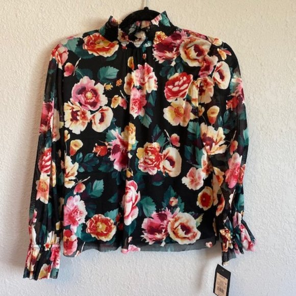art class Other - Art Class - Girls Long Sleeve Floral Blouse NWT